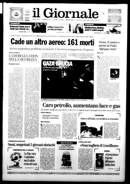 Il giornale : quotidiano del mattino